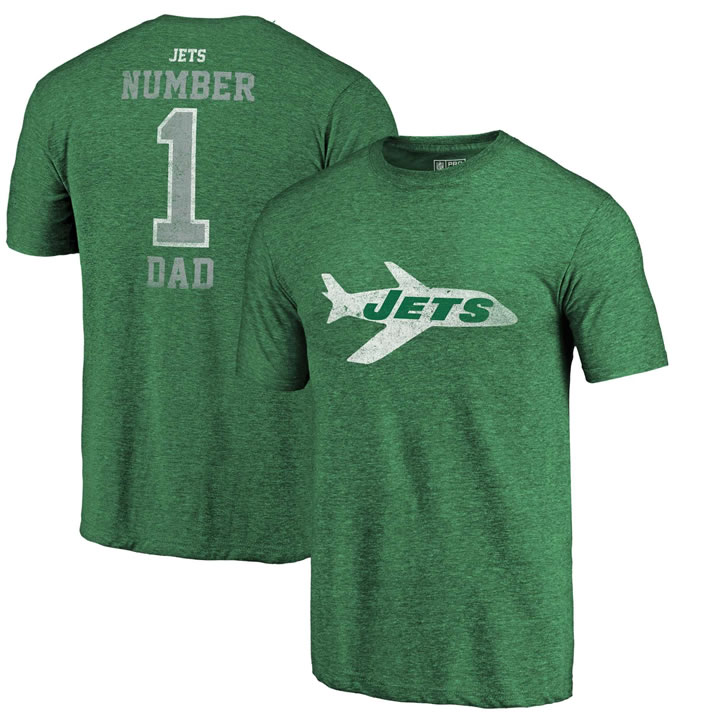 New York Jets Green Greatest Dad Retro Tri-Blend NFL Pro Line by Fanatics Branded T-Shirt,We sell and wholesale New York Jets Green Greatest Dad Retro Tri-Blend NFL Pro Line by Fanatics Branded T-Shirt on line form chian!